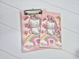 Portapapeles y anotador UNICORNIO